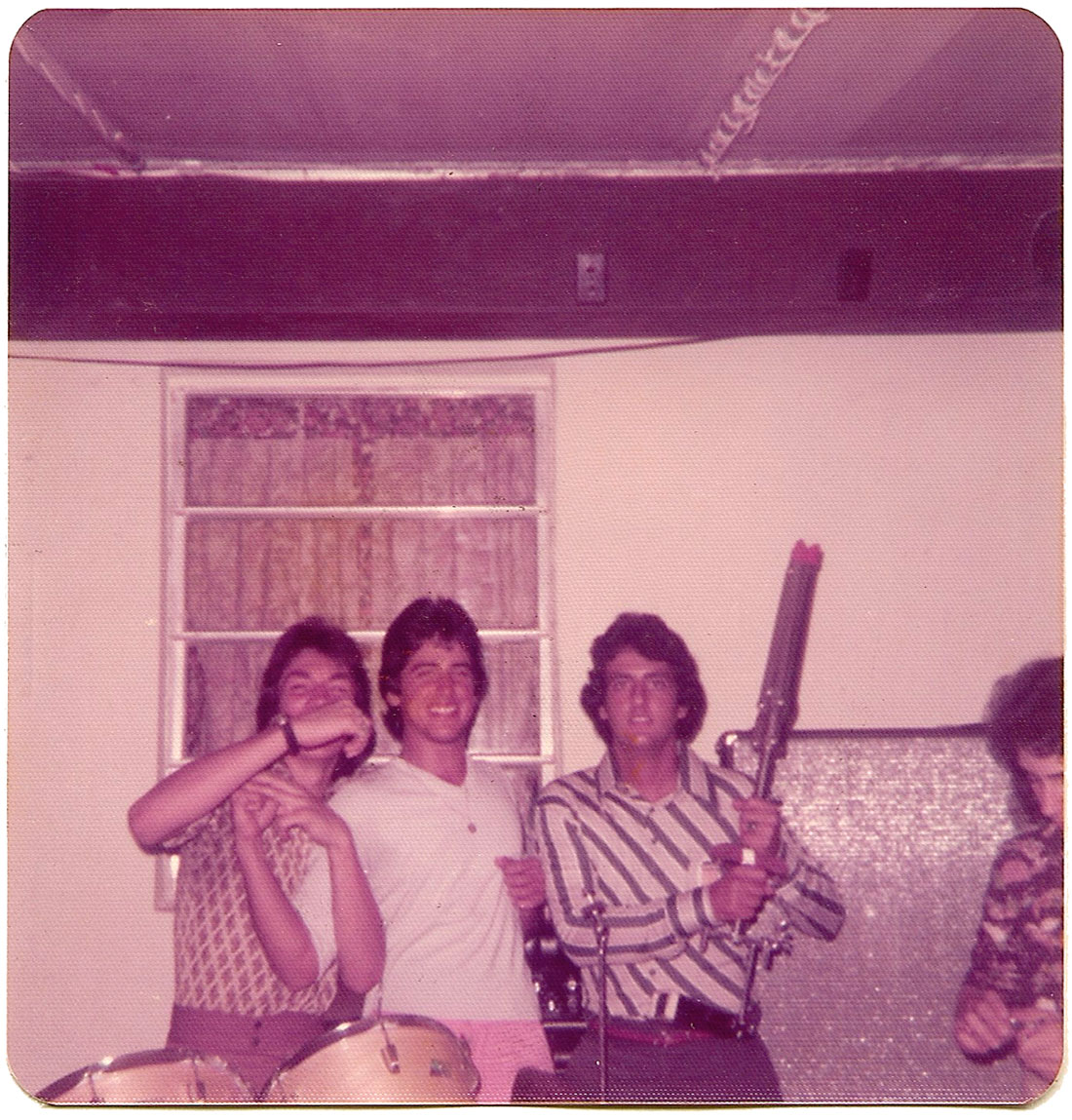Friends at The Big-5 Club on March 30, 1975
