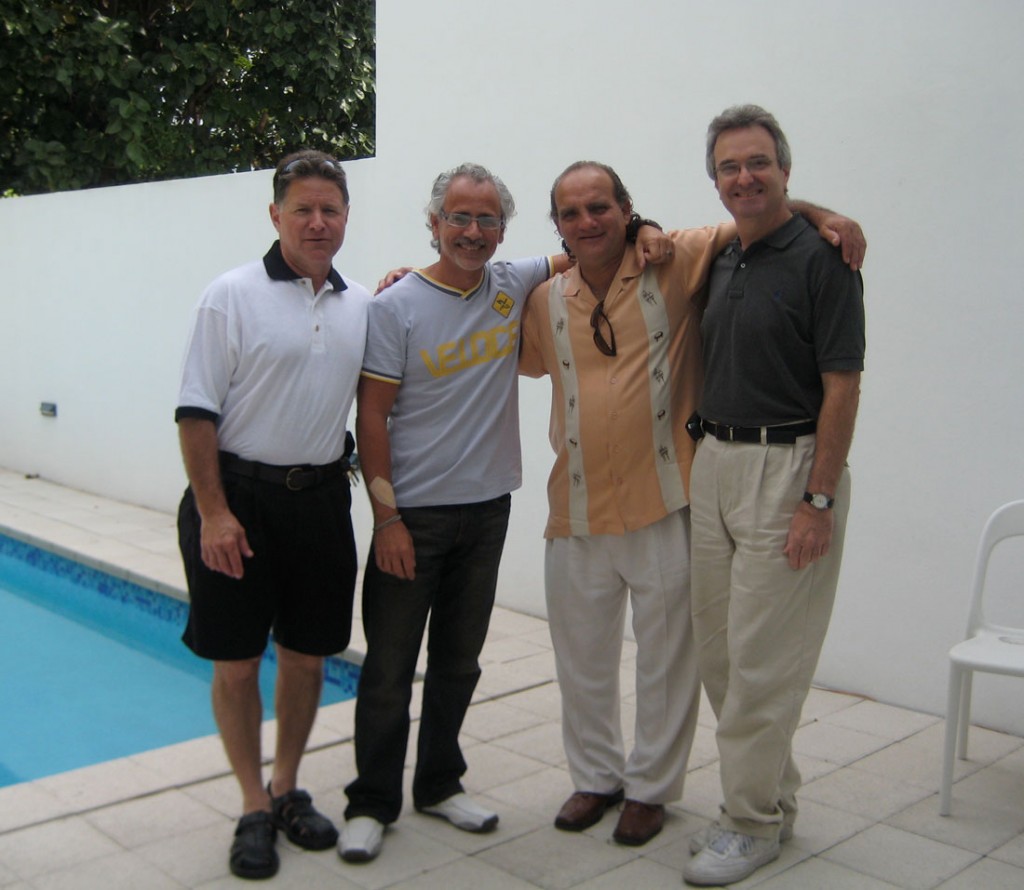 Alex Cobos, Carlos Segura, Alfredo Perez and Frank Miret